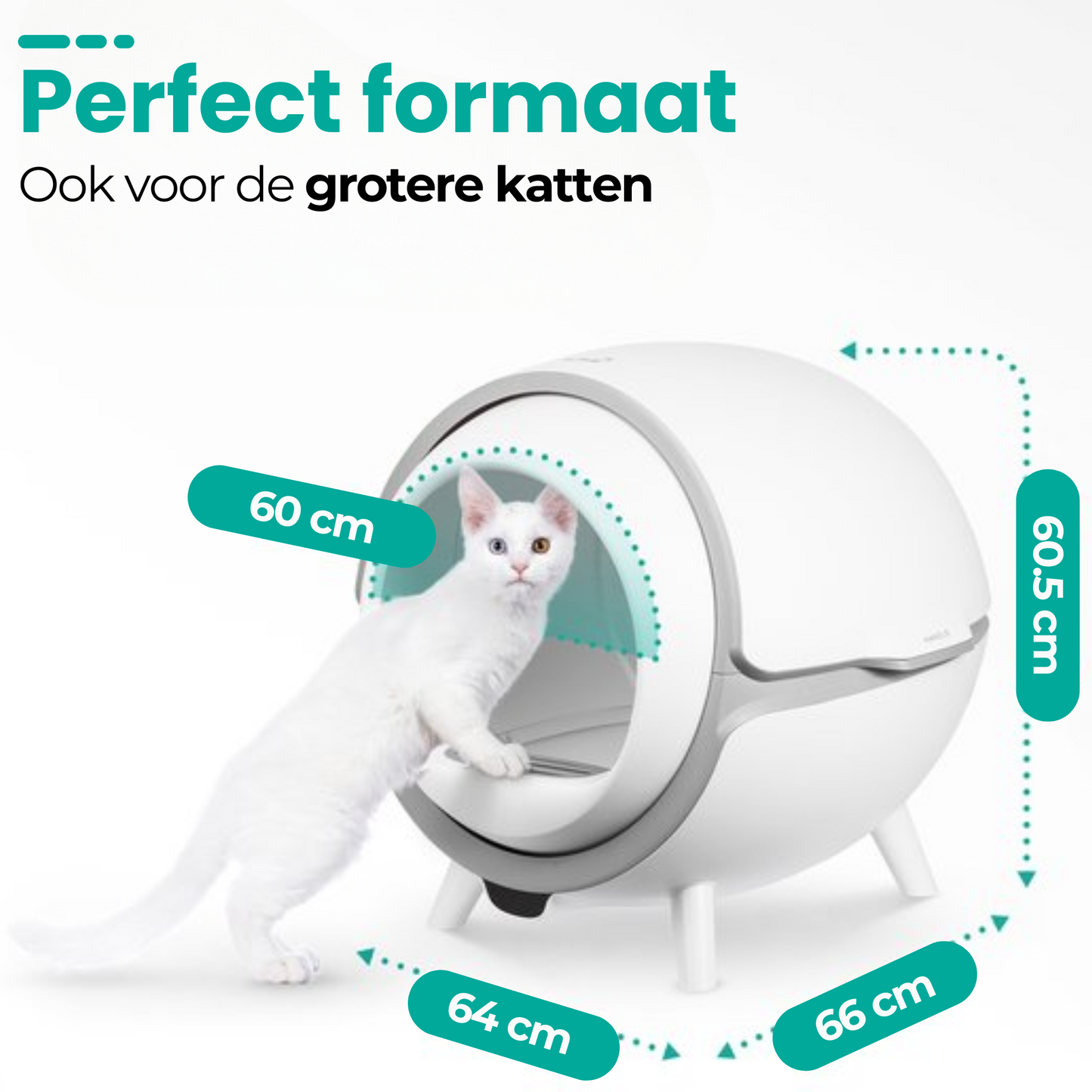 Automatische / Zelfreinigende Kattenbak S1 XL