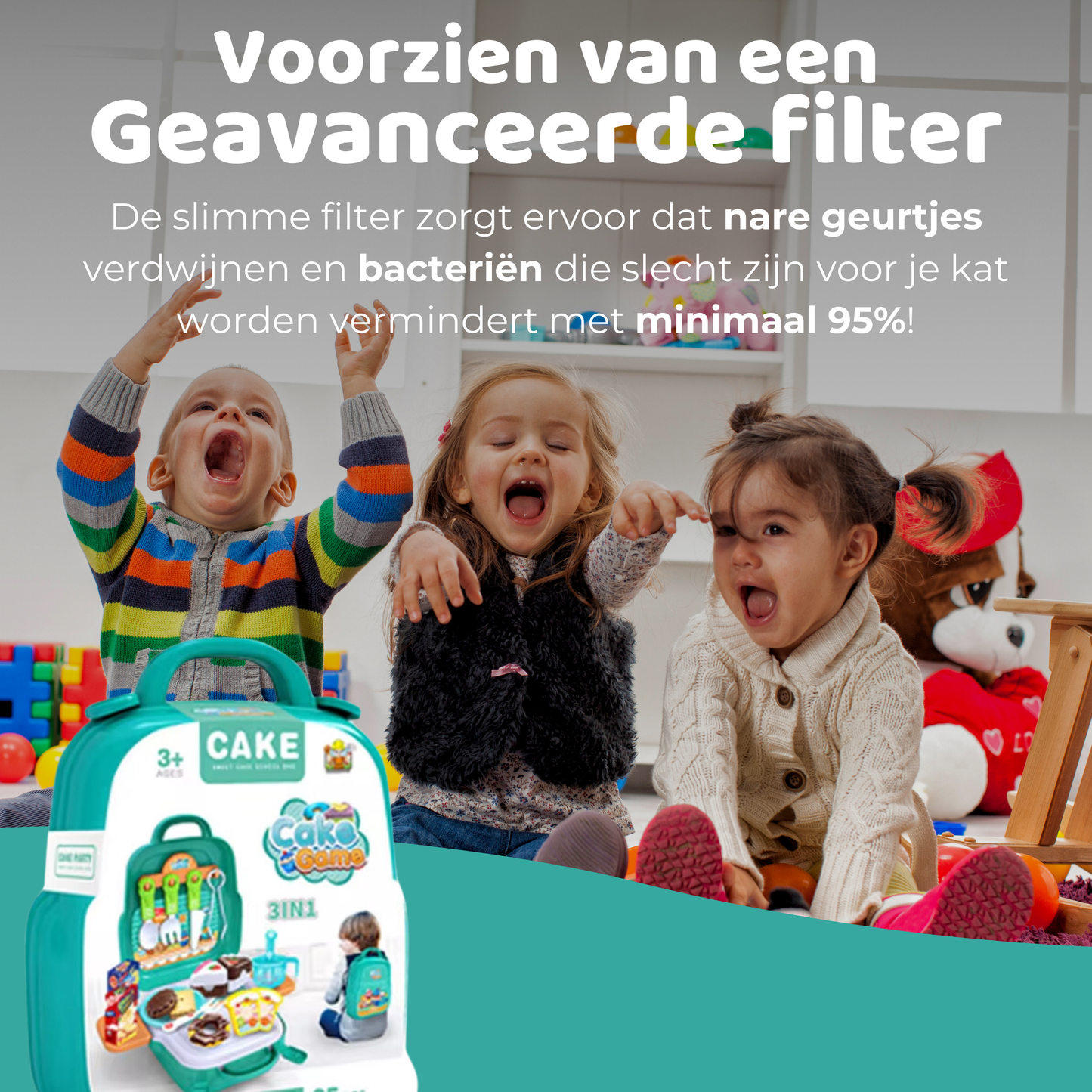 Taart & Toetjes Speelgoedkoffer