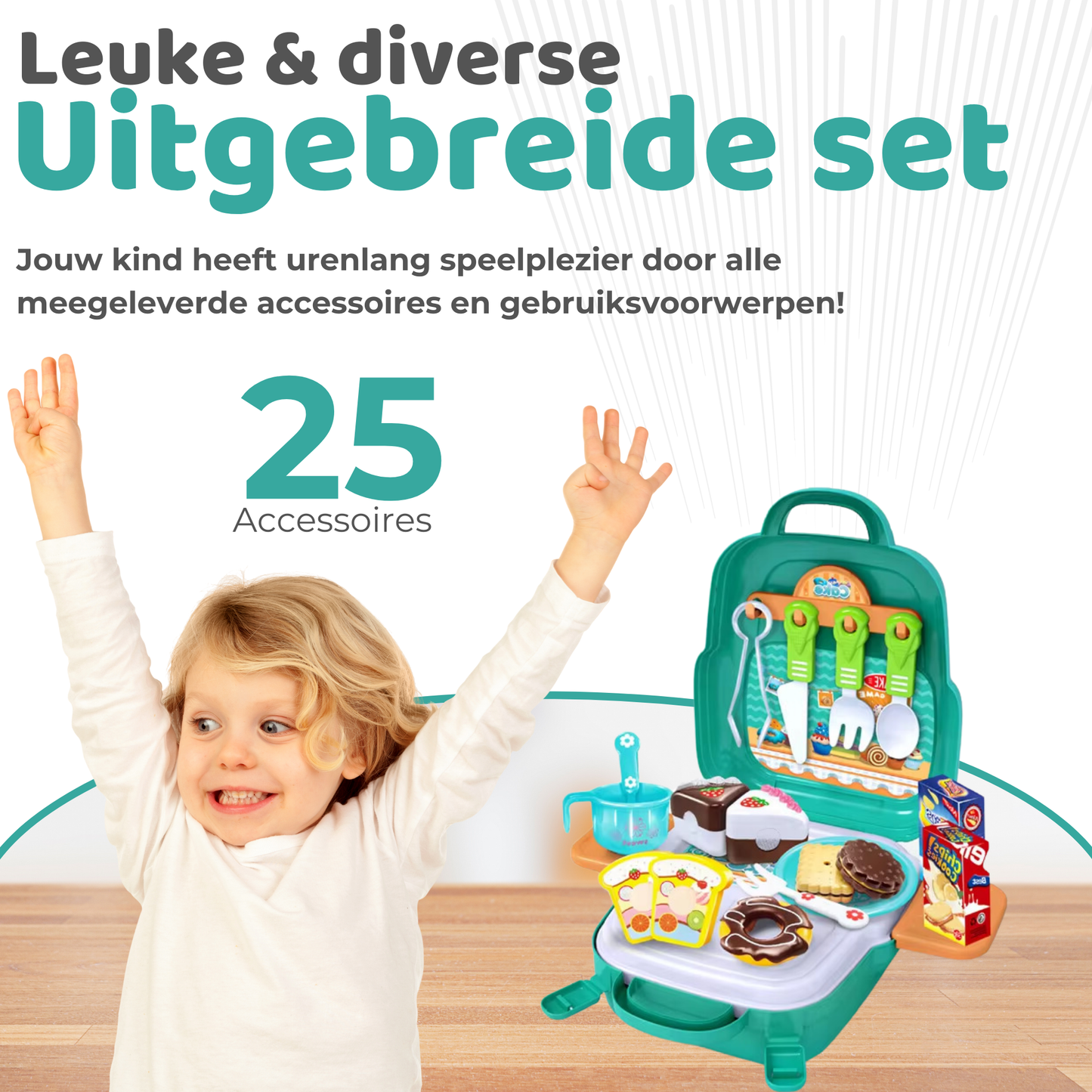 Taart & Toetjes Speelgoedkoffer