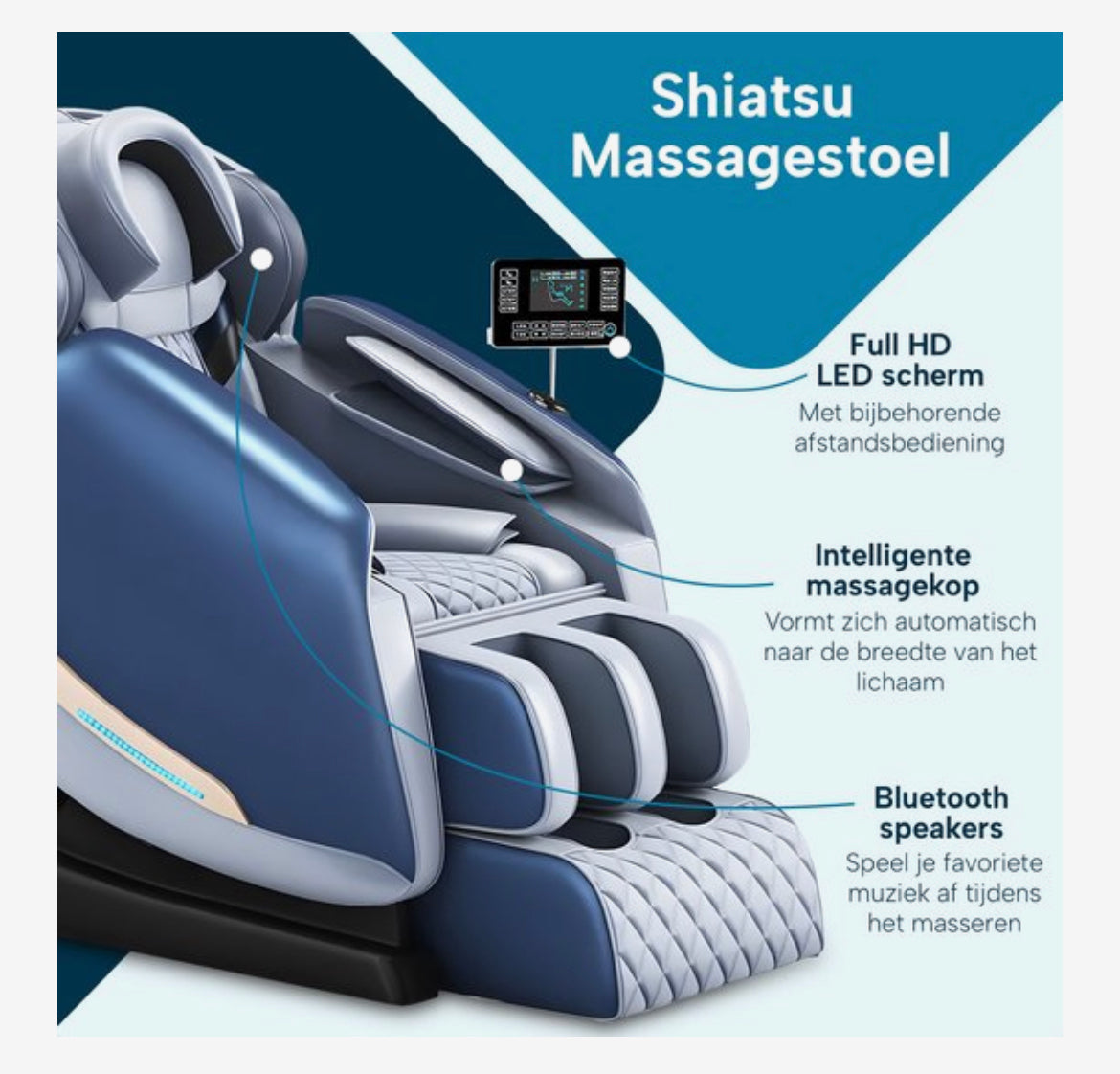 Shiatsu Massagestoel D1