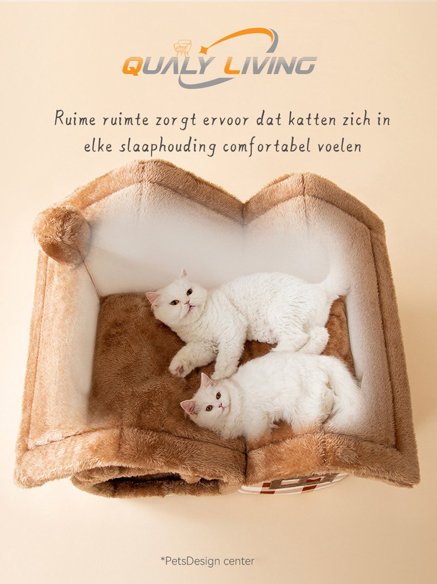 Katten- & Hondenhuis Bruin