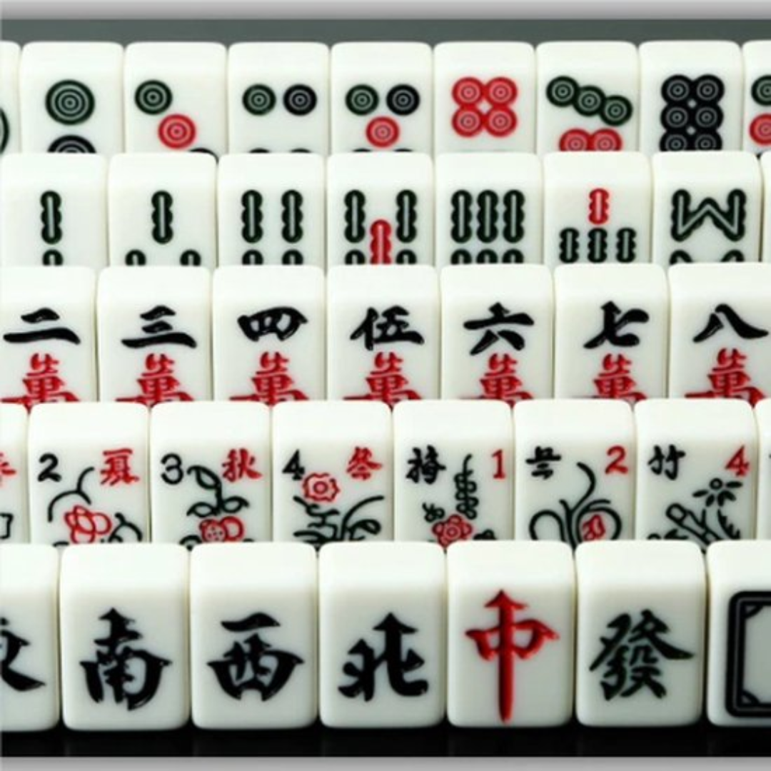 Officiële Mahjong set - 4 personen 42mm